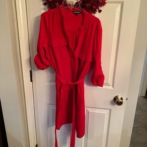 Express women’s valentines red dress size medium